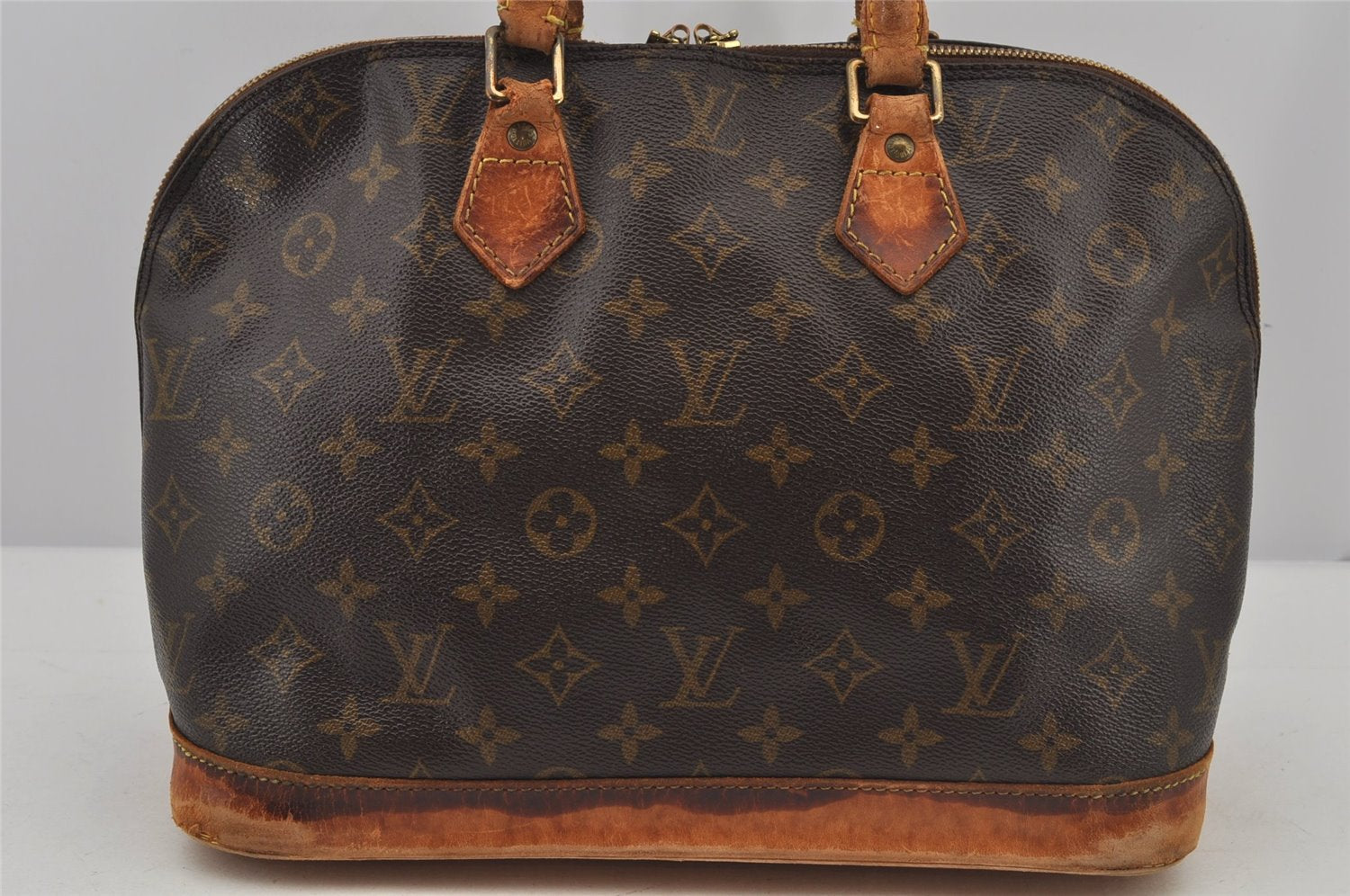 Authentic Louis Vuitton Monogram Alma Hand Bag Purse M51130 LV Junk 4269J