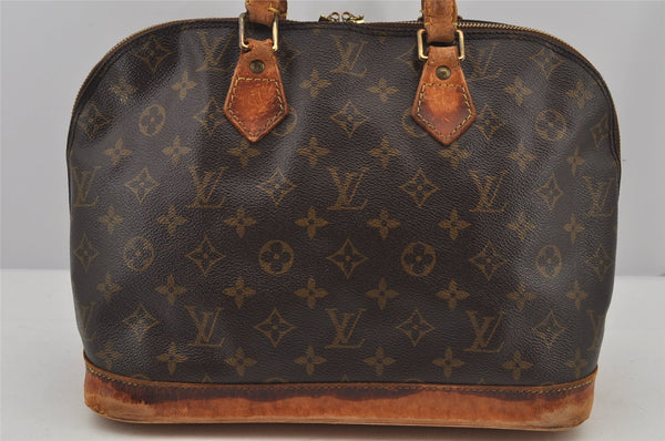 Authentic Louis Vuitton Monogram Alma Hand Bag Purse M51130 LV Junk 4269J