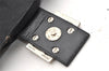 Authentic FENDI Mamma Baguette Shoulder Hand Bag Jersey Leather Black Junk 4272I