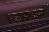 Authentic Cartier Must de Cartier Leather Shoulder Bag Purse Bordeaux Red 4272J