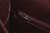 Authentic Cartier Must de Cartier Leather Shoulder Bag Purse Bordeaux Red 4272J