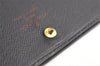 Authentic Louis Vuitton Epi Portefeuille Tresor Wallet Black M63972 LV 4279K