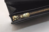 Authentic Louis Vuitton Epi Portefeuille Tresor Wallet Black M63972 LV 4279K