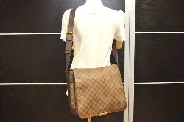 Authentic Louis Vuitton Damier Bastille Shoulder Cross Body Bag N45258 LV 4280I