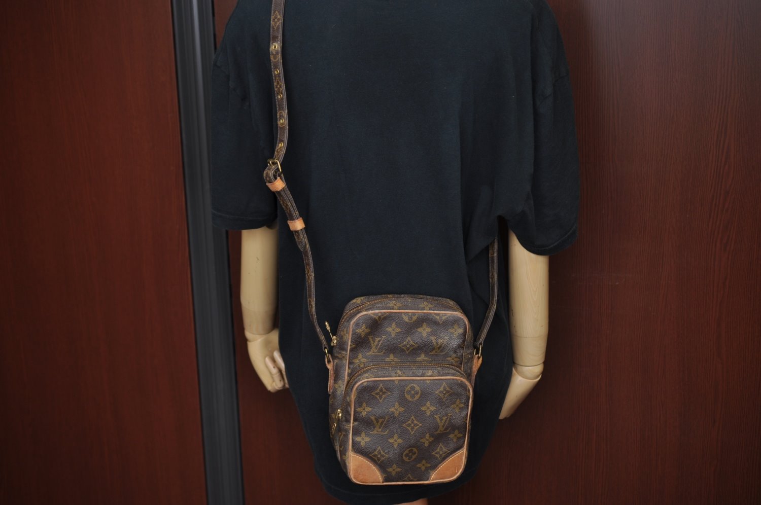 Authentic Louis Vuitton Monogram Amazone Shoulder Cross Body Bag M45236 LV 4281I