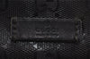 Authentic GUCCI GG Imprime Shoulder Cross Bag PVC Leather 201448 Black 4281J