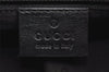 Authentic GUCCI GG Imprime Shoulder Cross Bag PVC Leather 201448 Black 4281J