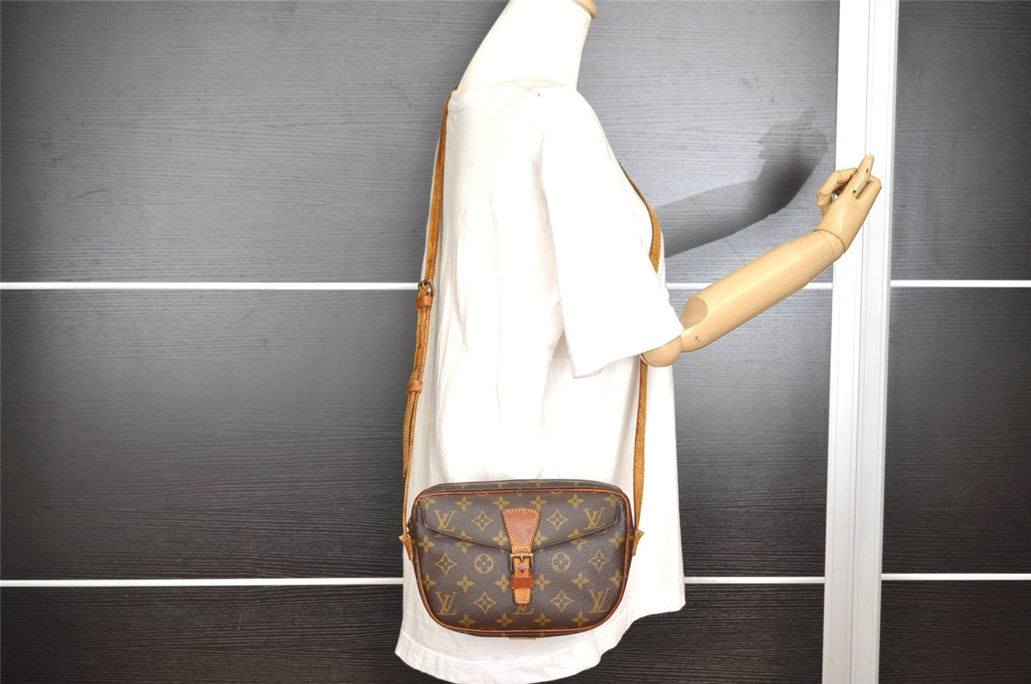 Authentic Louis Vuitton Monogram Jeune Fille PM M51227 Shoulder Cross Bag 4283I