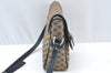 Authentic GUCCI Vintage Shoulder Cross Body Bag Purse Canvas Leather Navy 4284H