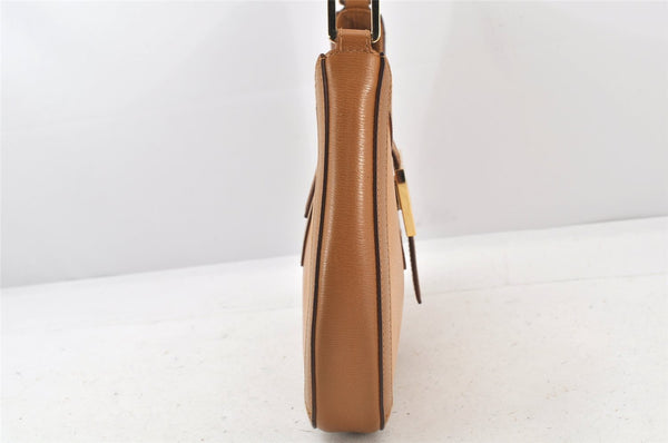 Authentic GUCCI Vintage Shoulder Hand Bag Purse Leather 0014141 Brown 4284K
