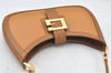 Authentic GUCCI Vintage Shoulder Hand Bag Purse Leather 0014141 Brown 4284K