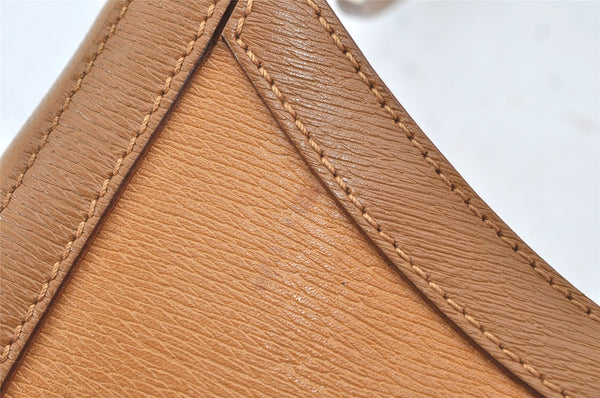 Authentic GUCCI Vintage Shoulder Hand Bag Purse Leather 0014141 Brown 4284K