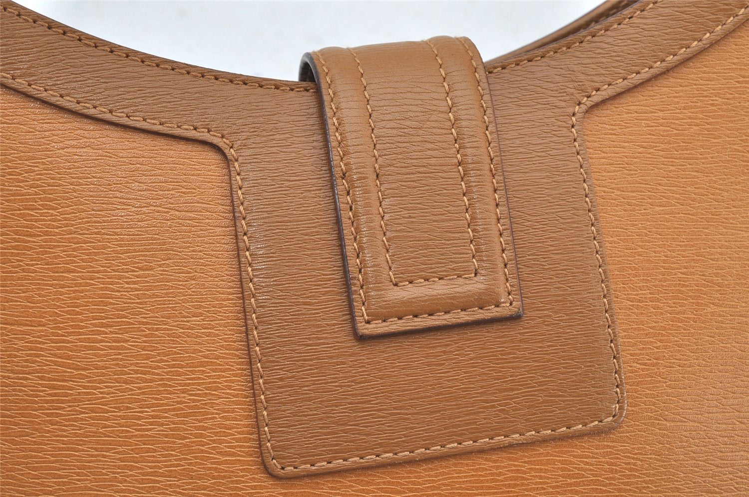 Authentic GUCCI Vintage Shoulder Hand Bag Purse Leather 0014141 Brown 4284K