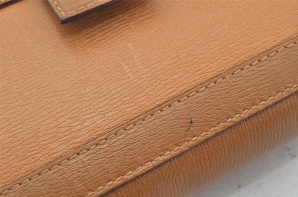Authentic GUCCI Vintage Shoulder Hand Bag Purse Leather 0014141 Brown 4284K