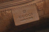 Authentic GUCCI Vintage Shoulder Hand Bag Purse Leather 0014141 Brown 4284K