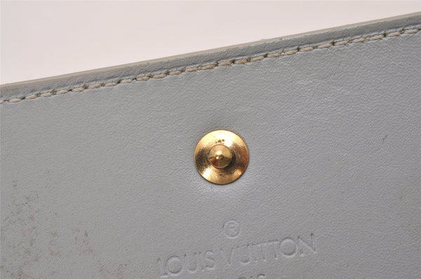 Auth Louis Vuitton Vernis Walker Shoulder Cross Wallet Yellow M91031 LV 4285I