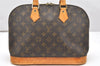 Authentic Louis Vuitton Monogram Alma Hand Bag Purse M51130 LV 4286K