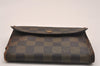 Authentic Louis Vuitton Damier Porte Tresor Etui Papier Wallet N61202 LV 4287J