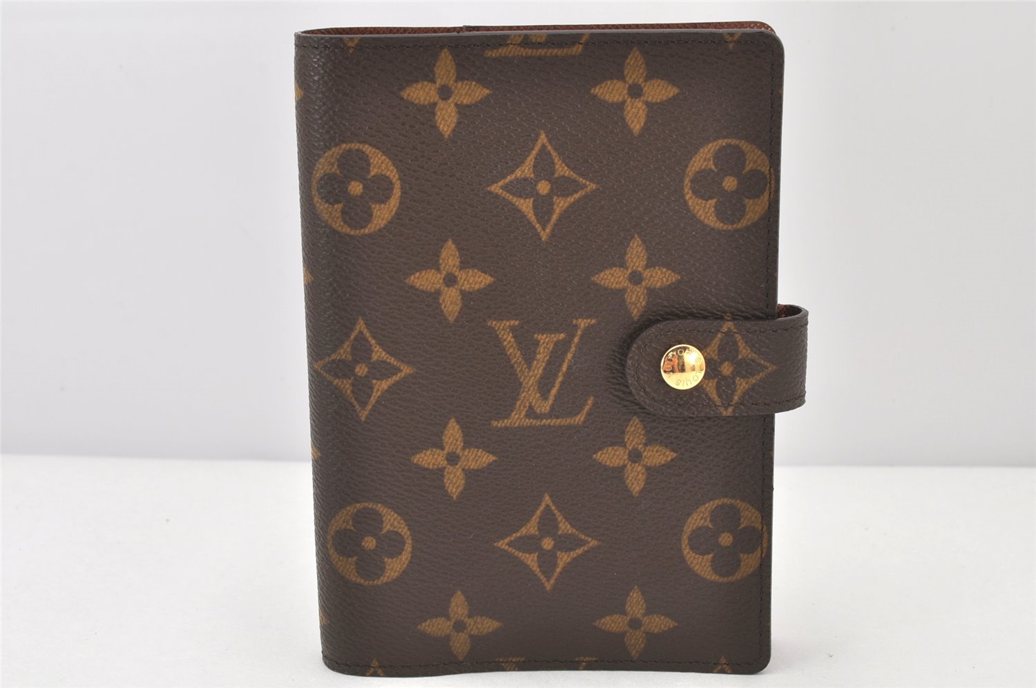 Authentic Louis Vuitton Monogram Agenda PM Notebook Cover R20005 LV 4287K