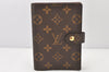 Authentic Louis Vuitton Monogram Agenda PM Notebook Cover R20005 LV 4287K