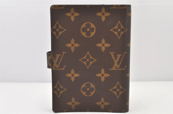 Authentic Louis Vuitton Monogram Agenda PM Notebook Cover R20005 LV 4287K