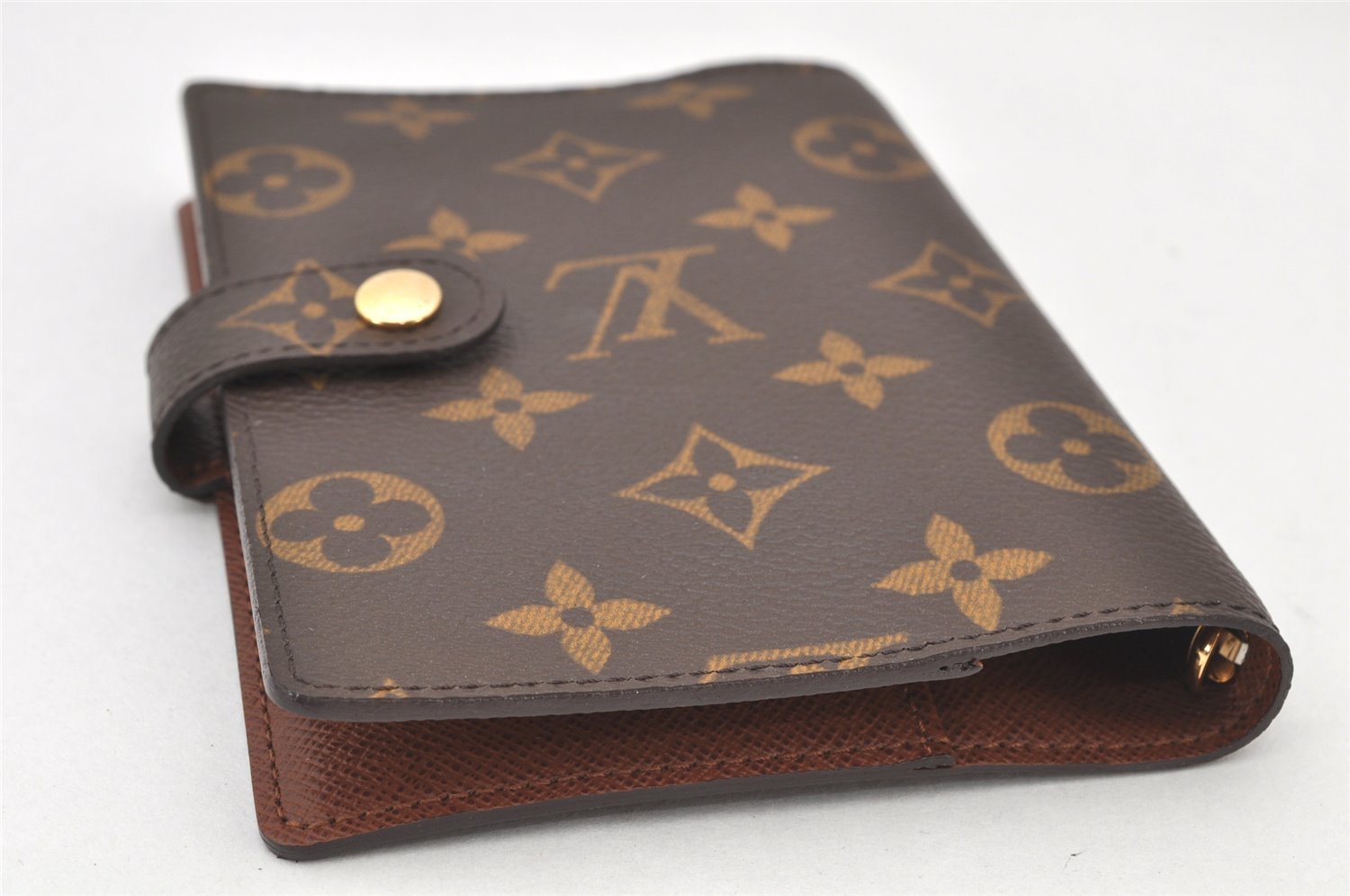 Authentic Louis Vuitton Monogram Agenda PM Notebook Cover R20005 LV 4287K
