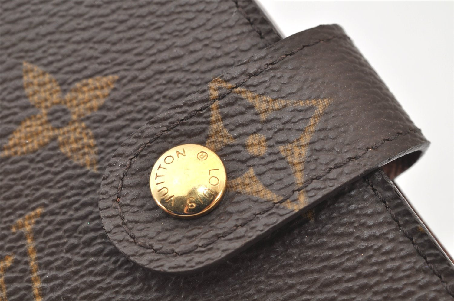Authentic Louis Vuitton Monogram Agenda PM Notebook Cover R20005 LV 4287K