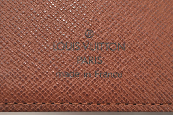 Authentic Louis Vuitton Monogram Agenda PM Notebook Cover R20005 LV 4287K