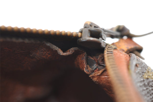 Authentic Louis Vuitton Monogram Papillon Pouch Old Model LV Junk 4288I