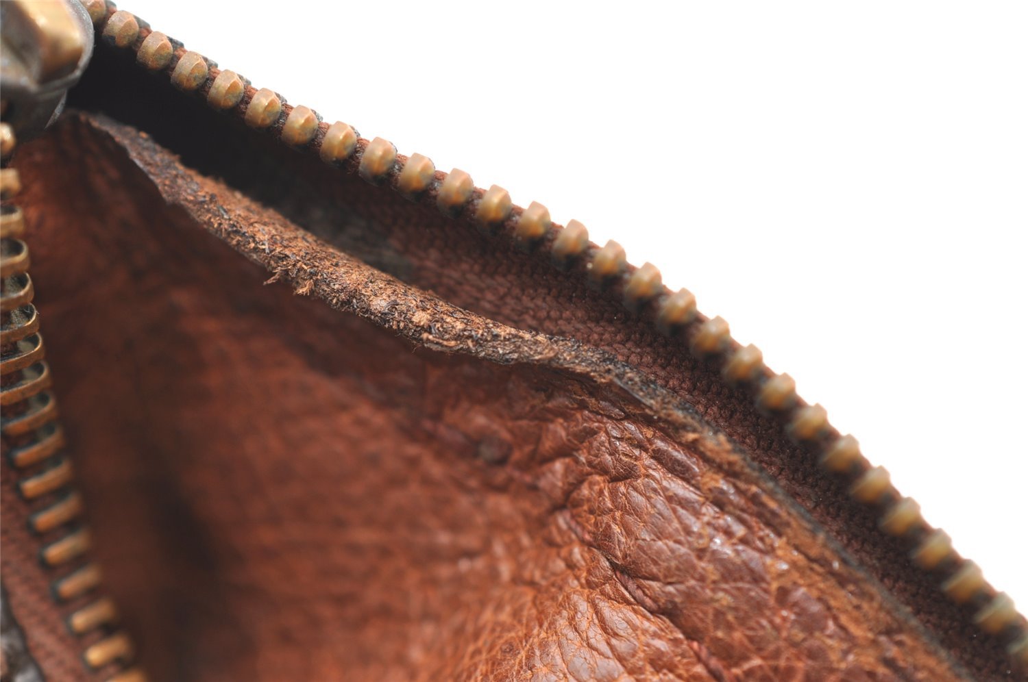 Authentic Louis Vuitton Monogram Papillon Pouch Old Model LV Junk 4288I