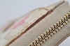 Authentic COACH Madison Dotted Op Art Long Wallet Purse PVC Leather Beige 4288J