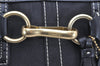 Authentic COACH Signature Shoulder Hand Bag Canvas Leather 10507 Black 4288K
