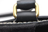 Authentic COACH Signature Shoulder Hand Bag Canvas Leather 10507 Black 4288K