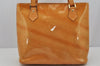 Authentic Louis Vuitton Vernis Houston Shoulder Hand Bag Yellow M91004 LV 4289J