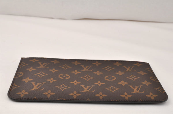 Authentic Louis Vuitton Monogram Neverfull GM Pouch Purse Clutch Bag Pink 4289K