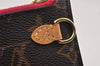 Authentic Louis Vuitton Monogram Neverfull GM Pouch Purse Clutch Bag Pink 4289K