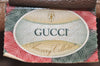 Authentic GUCCI Vintage Clutch Hand Bag Purse GG PVC Leather Brown 4290K