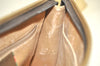 Authentic GUCCI Vintage Clutch Hand Bag Purse GG PVC Leather Brown 4290K