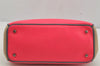 Authentic Christian Dior Diorissimo 2Way Hand Bag Purse Leather Pink Beige 4291J