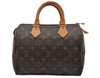 Authentic Louis Vuitton Monogram Speedy 25 Boston Hand Bag M41528 LV 4292K