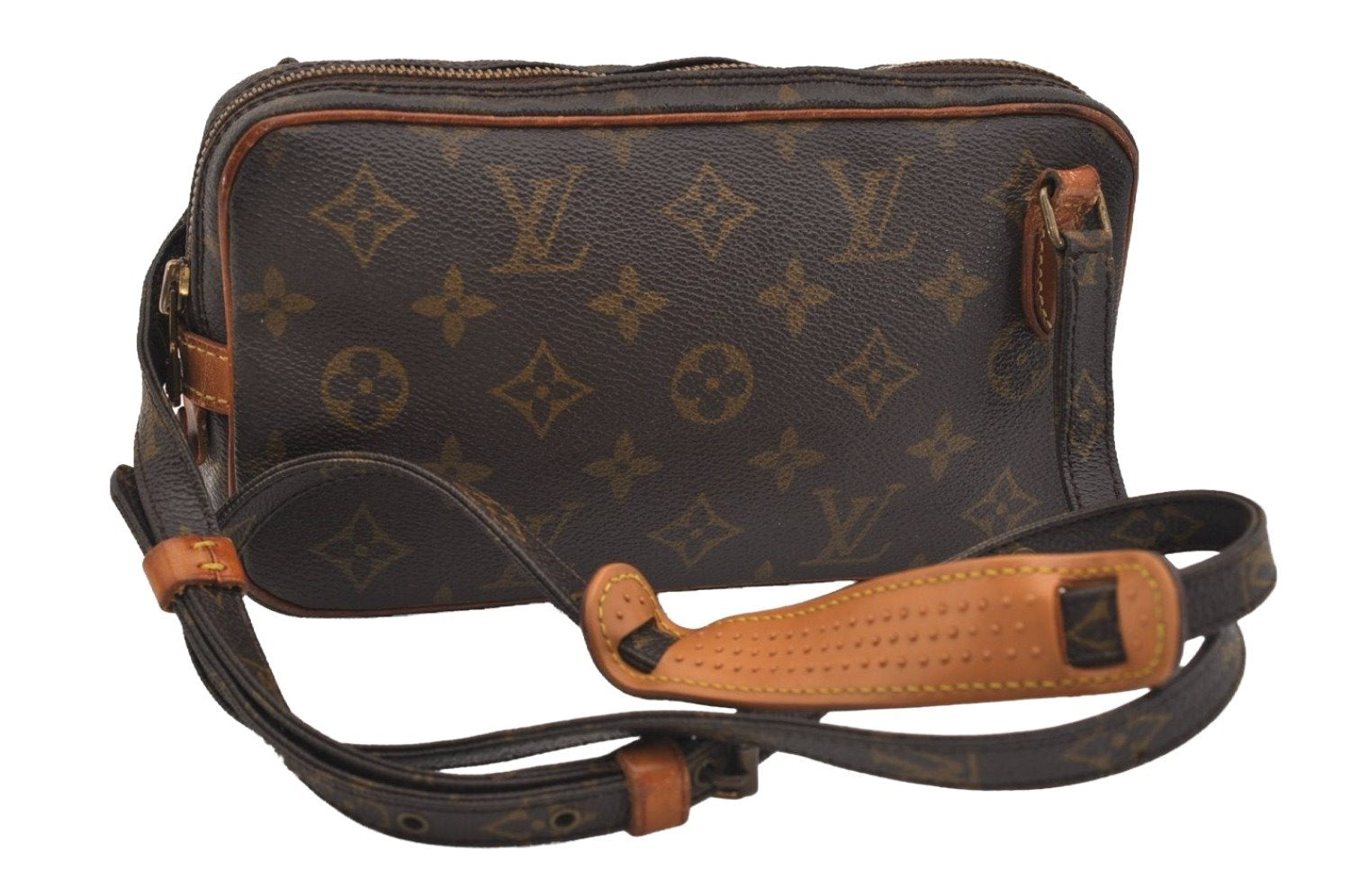 Auth Louis Vuitton Monogram Marly Bandouliere Shoulder Cross Bag M51828 LV 4293J