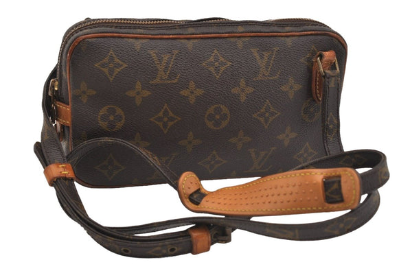 Auth Louis Vuitton Monogram Marly Bandouliere Shoulder Cross Bag M51828 LV 4293J