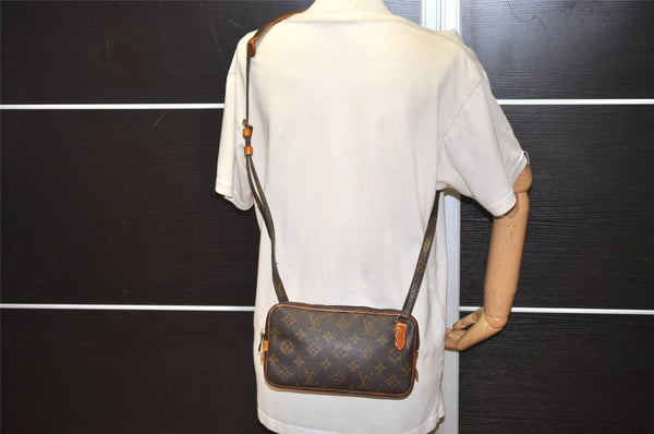 Auth Louis Vuitton Monogram Marly Bandouliere Shoulder Cross Bag M51828 LV 4293J