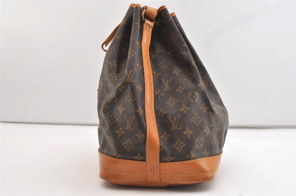 Authentic Louis Vuitton Monogram Noe Shoulder Drawstring Bag M42224 LV 4294J