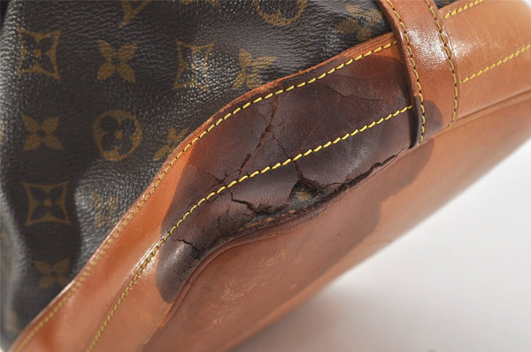 Authentic Louis Vuitton Monogram Noe Shoulder Drawstring Bag M42224 LV 4294J