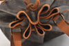 Authentic Louis Vuitton Monogram Noe Shoulder Drawstring Bag M42224 LV 4294J