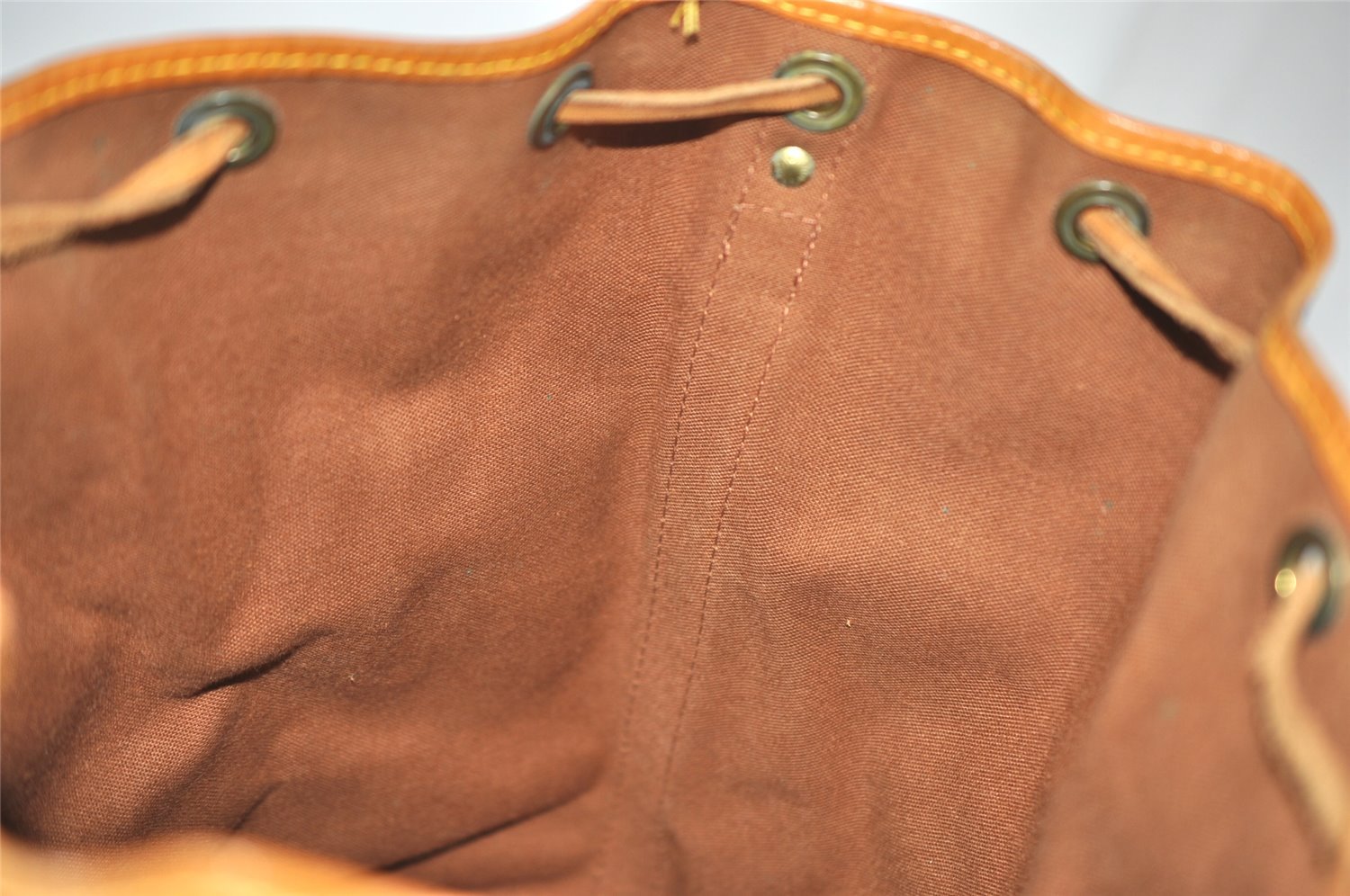 Authentic Louis Vuitton Monogram Noe Shoulder Drawstring Bag M42224 LV 4294J