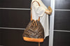 Authentic Louis Vuitton Monogram Noe Shoulder Drawstring Bag M42224 LV 4294J