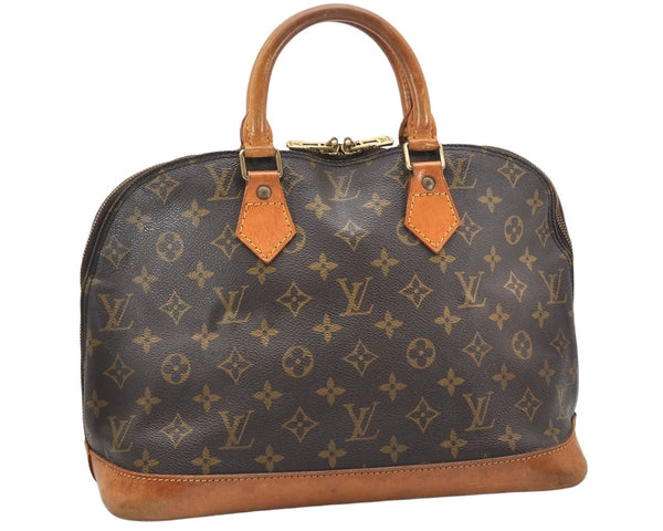 Authentic Louis Vuitton Monogram Alma Hand Bag Purse M51130 LV 4294K