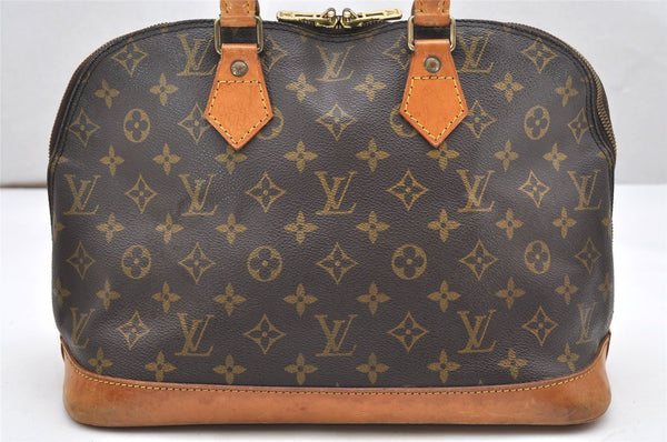 Authentic Louis Vuitton Monogram Alma Hand Bag Purse M51130 LV 4294K